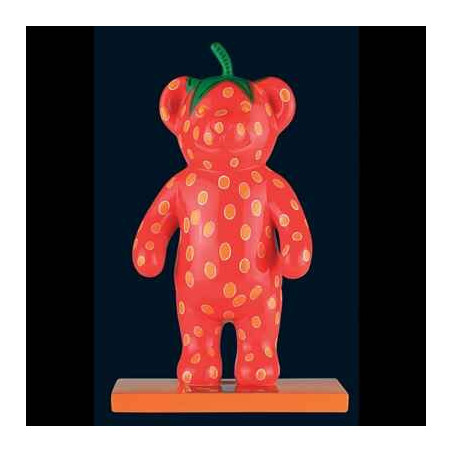 Animaux-Bois-Animaux-Bronzes propose Ours Strawbaerry! Art in the City - 83001