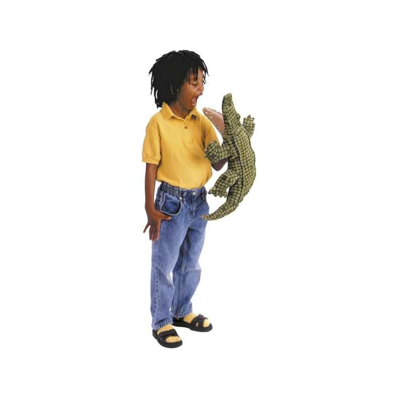 Marionnette peluche, Alligator -2130