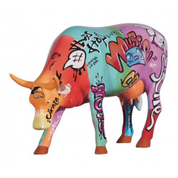 Animaux de la ferme Vache Vaquinha do hip hop (large) CowParade -46794