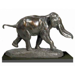 Animaux sauvage Eléphant courant statuette musée RMNGP -ZF005953