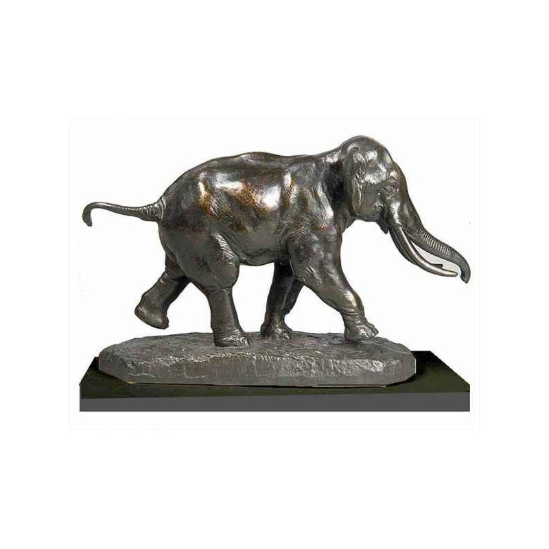 Animaux sauvage Eléphant courant statuette musée RMNGP -ZF005953