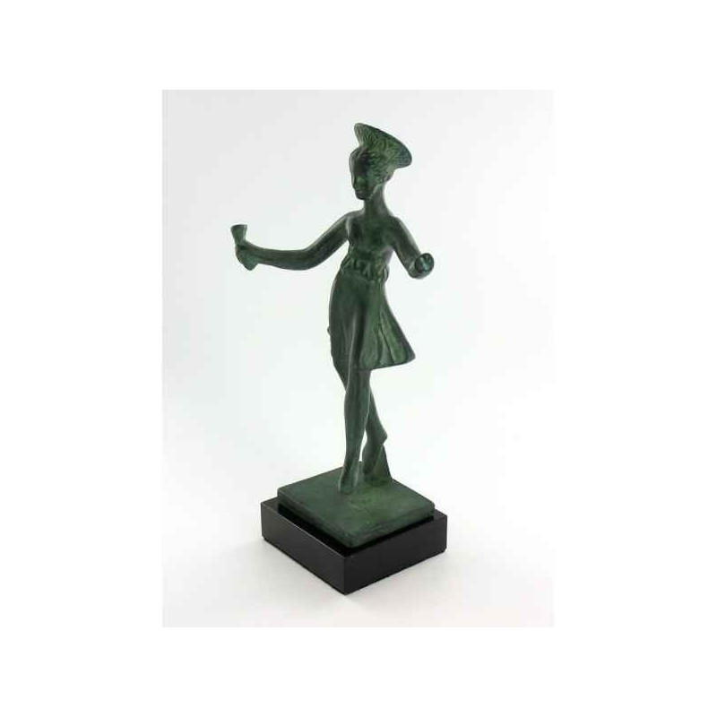 Décoration Statue résine Danseuse aux crotales statuette musée RMNGP -ZB002006