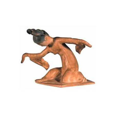 Décoration Statue résine Danseuse chinoise gauche statuette musée RMNGP -RK007972