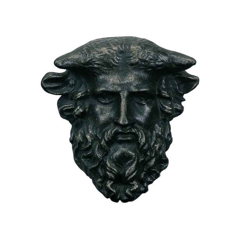 Décoration Statue résine Acheloos, tête de dieu cornu dit "dieu de lezoux" statuette musée RMNGP -ZG103559
