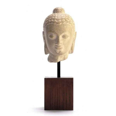 Décoration Statue résine Tête du buddha gupta statuette musée RMNGP -RK007803