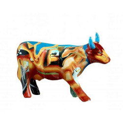 Animaux de la ferme Vache cowlvador dali CowParade céramique taille M