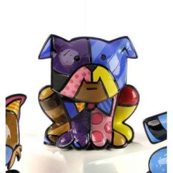Animaux-Bois-Animaux-Bronzes propose Figurine chien bulldog Britto Romero -B331124