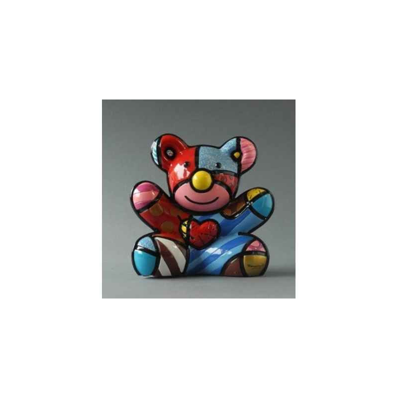 Animaux-Bois-Animaux-Bronzes propose Figurine ours bear cuddly Britto Romero -B330401