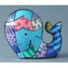 Mini figurine whale Britto Romero  -B331844