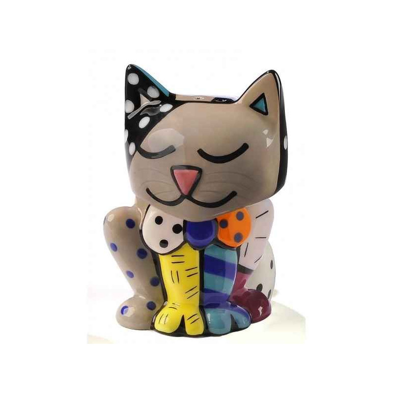 Animaux-Bois-Animaux-Bronzes.com propose Sel et poivre Chat Britto Romero -B331321