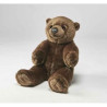 Animaux-Bois-Animaux-Bronzes propose Ourson cacao 35cmh peluche animalière -1880