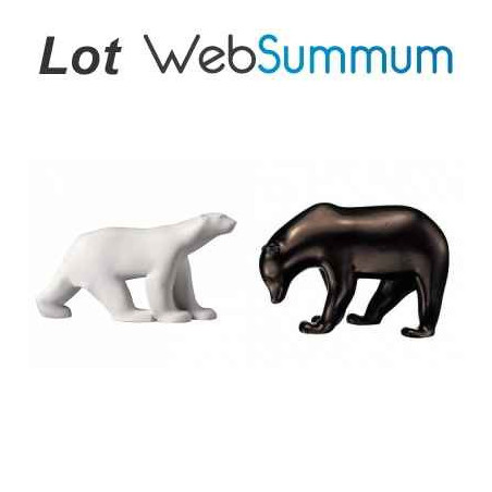 Animaux-Bois-Animaux-Bronzes propose Lot 2 statuettes musée Ours François Pompon -LWS-499