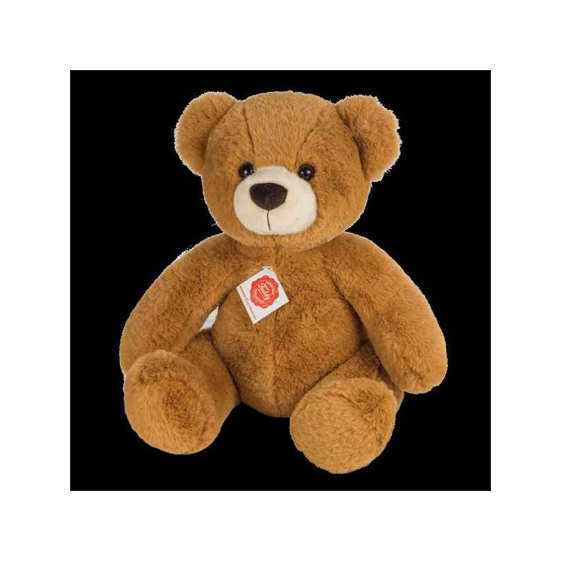 Animaux-Bois-Animaux-Bronzes propose Peluche Ours teddy marron doré 40 cm hermann teddy collection -91369 6