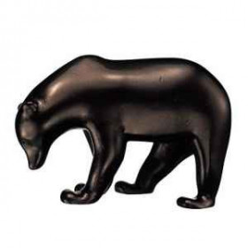 Figurine Statuette reproduction petit ours brun François Pompon  -RF005770