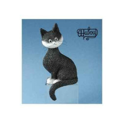 Animaux-Bois-Animaux-Bronzes.com propose Chat noir Dubout Précieuse -DUB74
