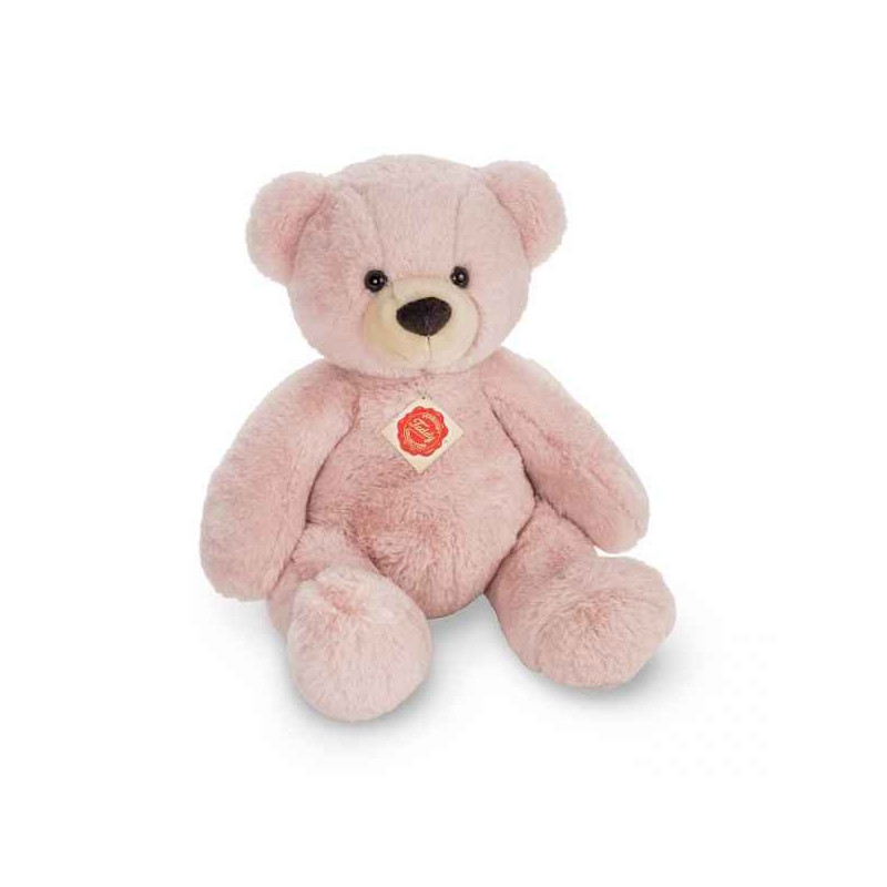 Peluche Nounours ours teddy rose 40 cm hermann teddy collection   91364 1