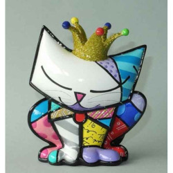 Animaux-Bois-Animaux-Bronzes.com propose Chat britto romero 14 cm anniversaire - édition limitée -b334533