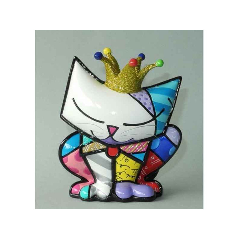 Animaux-Bois-Animaux-Bronzes.com propose Chat britto romero 14 cm anniversaire - édition limitée -b334533
