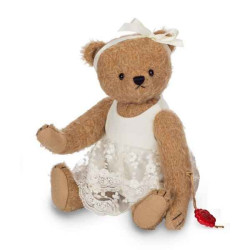 Animaux-Bois-Animaux-Bronzes propose Peluche Ours teddy bear babette 28 cm hermann teddy original -11901 2