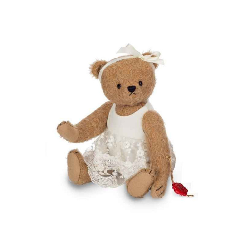 Animaux-Bois-Animaux-Bronzes propose Peluche Ours teddy bear babette 28 cm hermann teddy original -11901 2