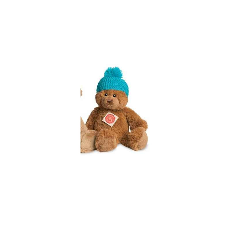 Ours teddy marron 25 cm avec bruiteur Hermann  -91183 8