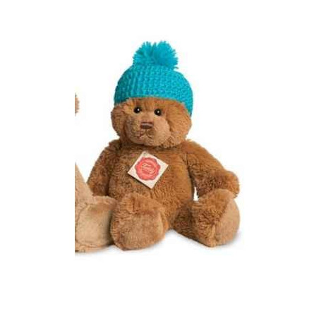 Ours teddy marron 25 cm avec bruiteur Hermann  -91183 8