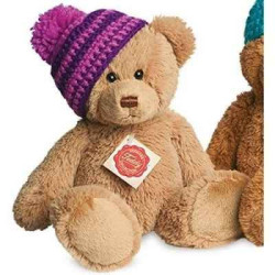 Animaux-Bois-Animaux-Bronzes propose Ours teddy gold 25 cm avec bruiteur Hermann -91182 1