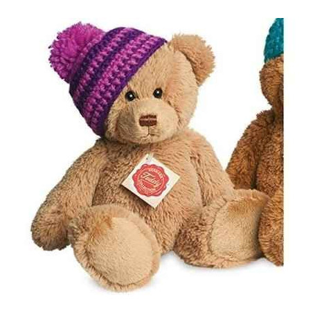 Animaux-Bois-Animaux-Bronzes propose Ours teddy gold 25 cm avec bruiteur Hermann -91182 1