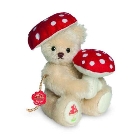 Lucky charm ours teddy bear champignon 15 cm Hermann  -15615 4