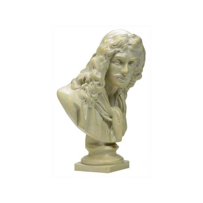 Décoration Statue résine Petit buste de molière statuette musée RMNGP -PW000034