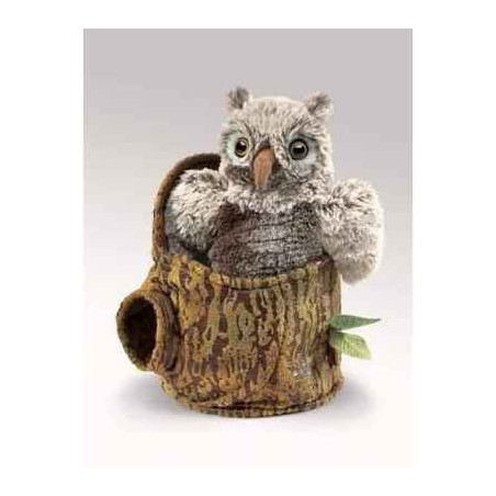 Marionnette hibou dans arbre Folkmanis -3035