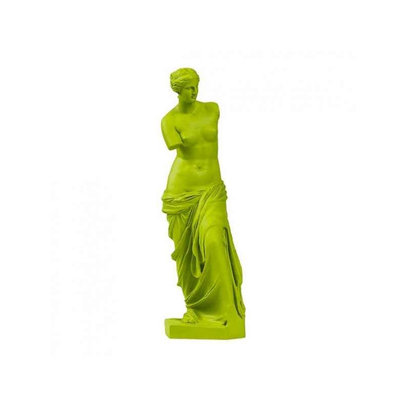 Reproduction statuette musée Vénus de Milo POP art grec vert Aphrodite  -RB002329