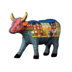 Animaux de la ferme Vache a moo york neighborhood CowParade céramique taille M