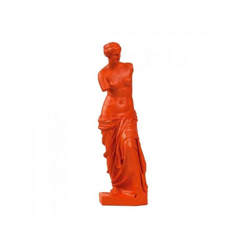 Reproduction statuette musée Vénus de Milo POP art grec orange Aphrodite  -RB002331