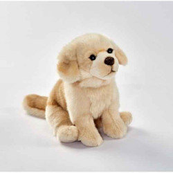 Animaux-Bois-Animaux-Bronzes propose Chien Golden assis 30cml peluche animalière -1641