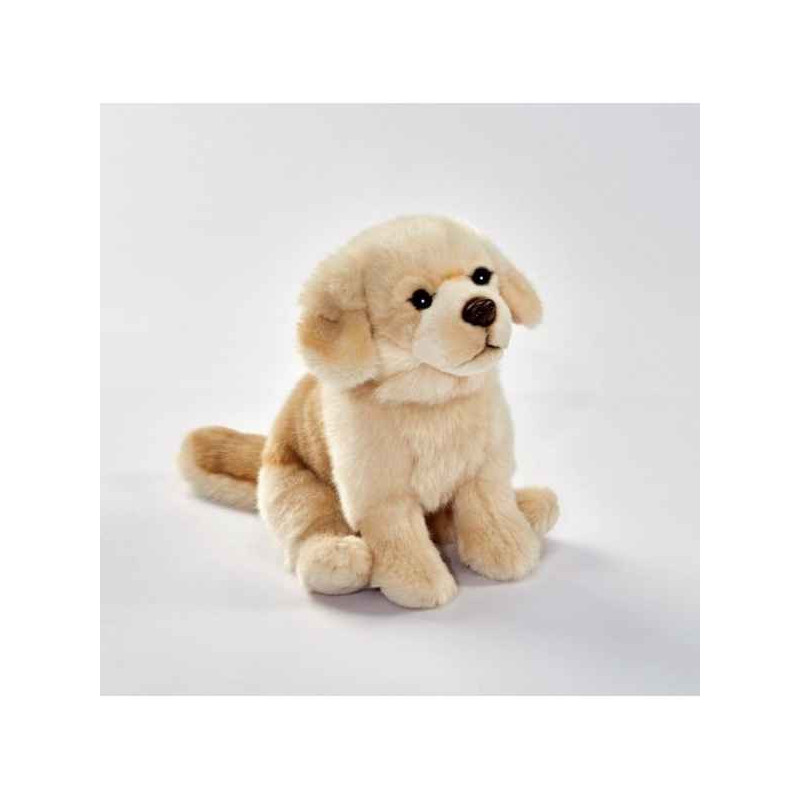 Animaux-Bois-Animaux-Bronzes propose Chien Golden assis 30cml peluche animalière -1641