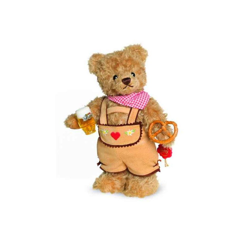 Peluche ours teddy oktoberfestbär 25 cm Hermann  -17268 0