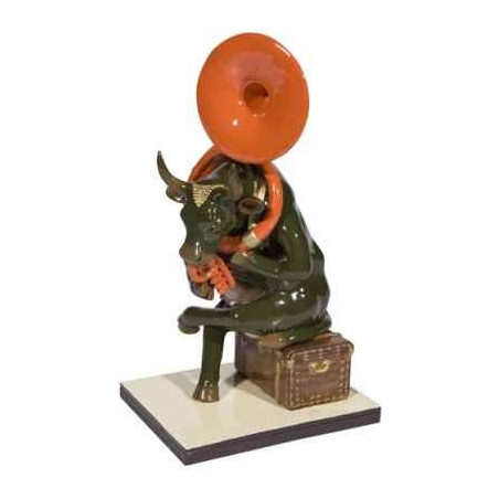 Animaux de la ferme Vache josephine au trombone CowParade -47901