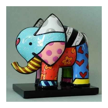 Statuette elephant on base Britto Romero  -B334305