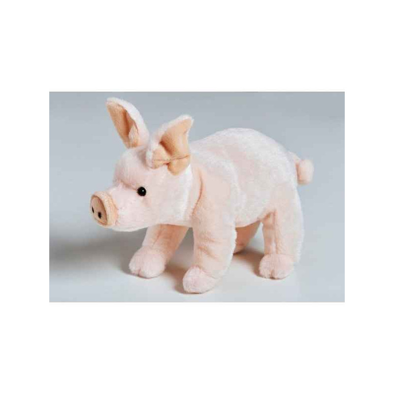 Animaux de la ferme Cochon 20cml peluche animalière -1733