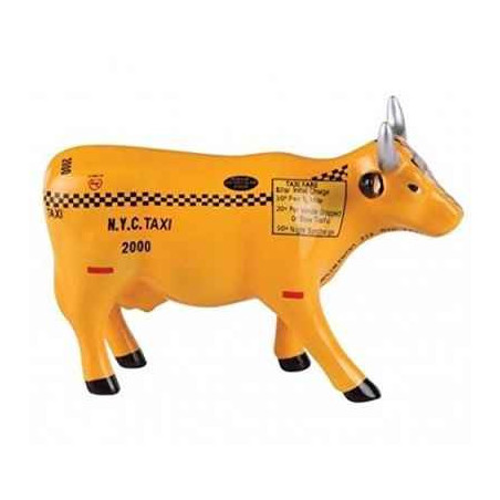 Animaux de la ferme Vache taxi cow CowParade céramique taille M