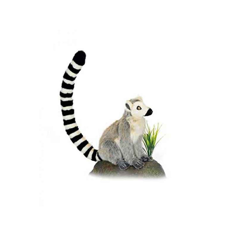 Animaux de la forêt Lemur assis 42cml peluche animalière -6853