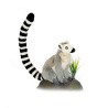 Animaux de la forêt Lemur assis 42cml peluche animalière -6853