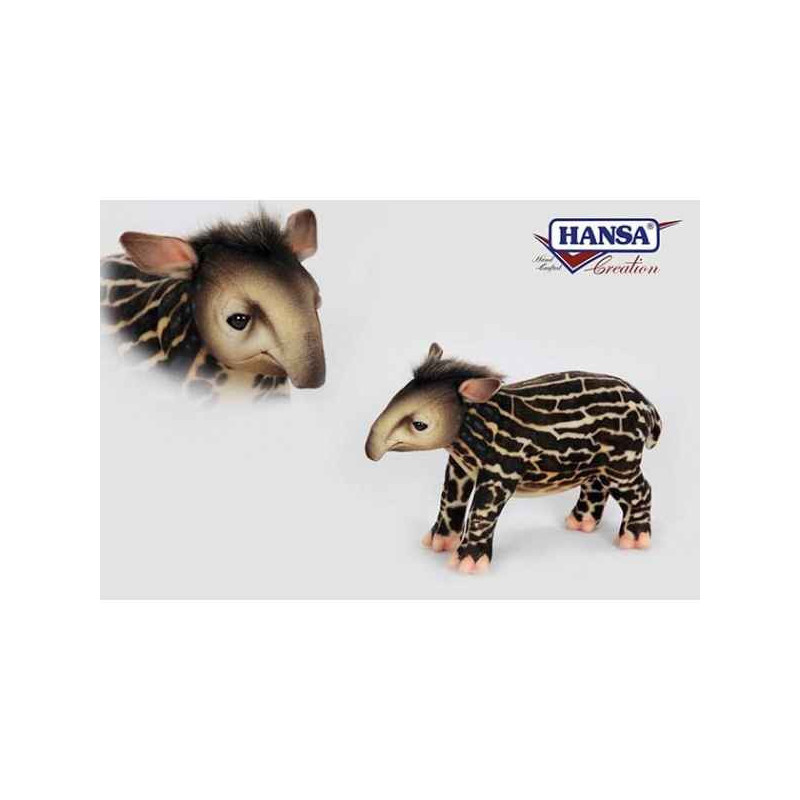 Animaux de la forêt Tapir bébé 30cml peluche animalière -6838