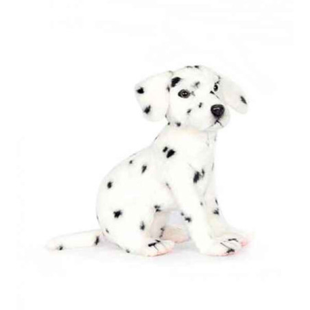 Animaux-Bois-Animaux-Bronzes propose Chien Dalmatien assis 30cmh peluche animalière -6809