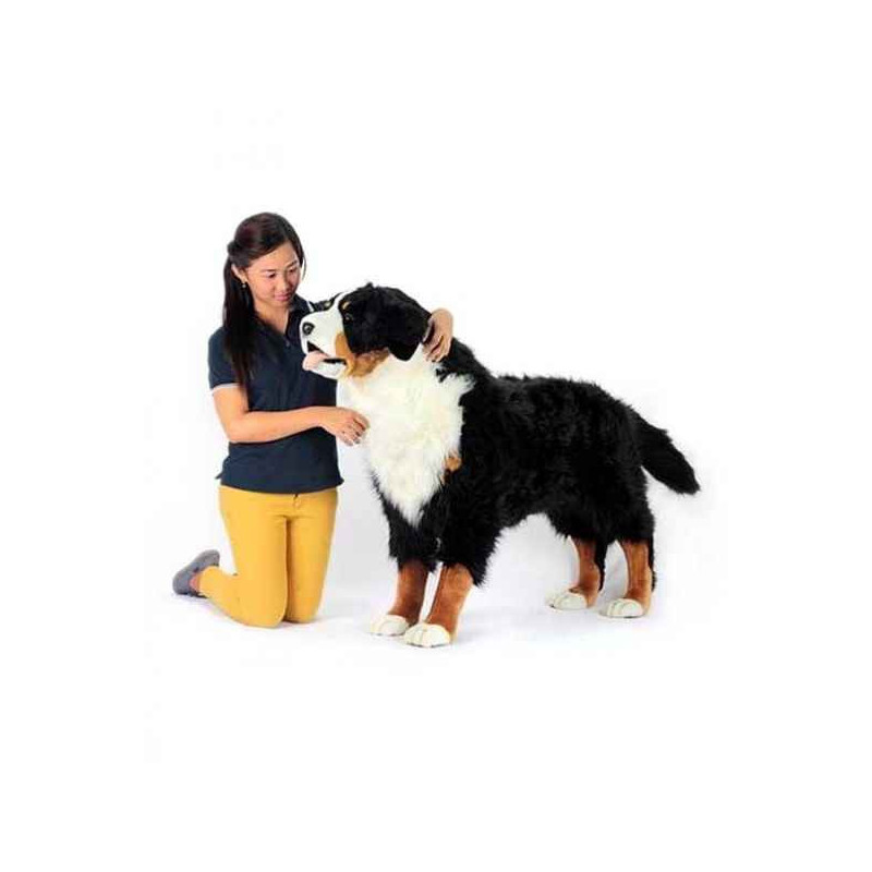 Animaux-Bois-Animaux-Bronzes propose Chien Bouvier bernois 4 pattes 125cml peluche animalière -6849