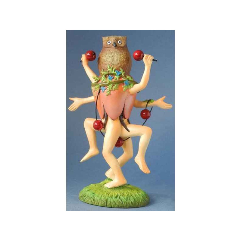 Décoration Statue résine Figurine art danseurs au hibou de bosch 3dMouseion -JB28