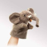 Marionnette peluche éléphant Folkmanis -2940