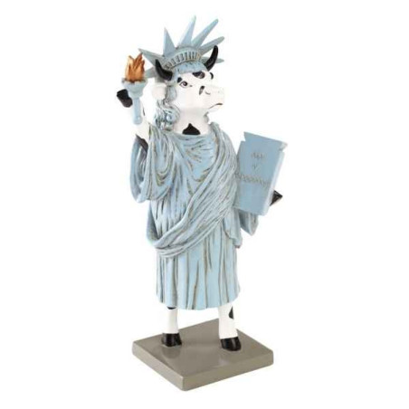 Animaux de la ferme Vache lady liberty heifer résine mm CowParade résine taille M