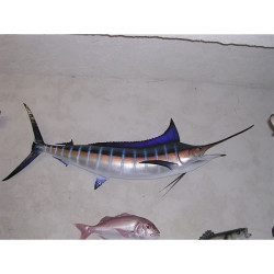 Animaux-Bois-Animaux-Bronzes propose Trophée poisson des mers tropicales  Marlin bleu -TRDF58